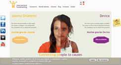 Desktop Screenshot of intfundraising.com